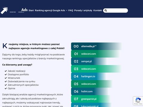 Ranking-googleads.pl kampania ads