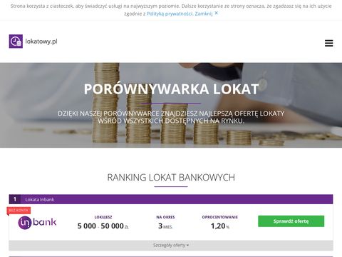Lokatowy.pl wyszukiwarka