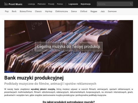 Front-music.pl bank muzyki