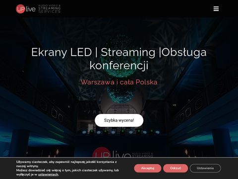 Uplive.pl - obsługa eventów