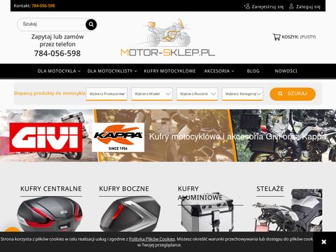 Motor-sklep.pl - kufry motocyklowe