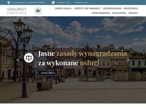 Kancelariaszaflarscy.pl prawnik Bielsko