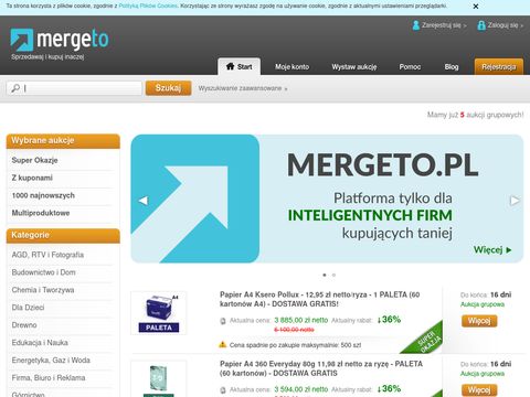 Mergeto.pl - platforma sprzedaży
