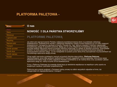 Platformapaletowa.pl naprawa palet