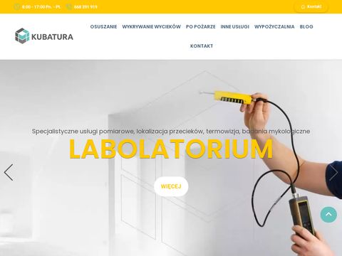 Kubatura-lab.pl usuwanie wilgoci ze ścian