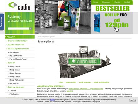 Codis.pl stojaki reklamowe