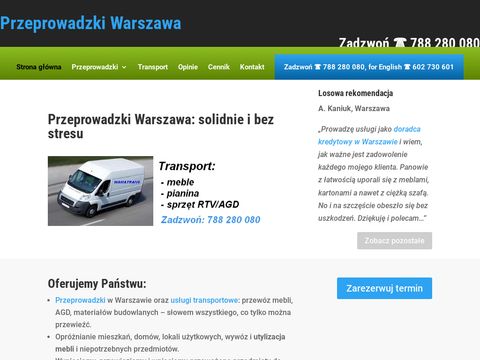 Przeprowadzki Warszawa i okolice