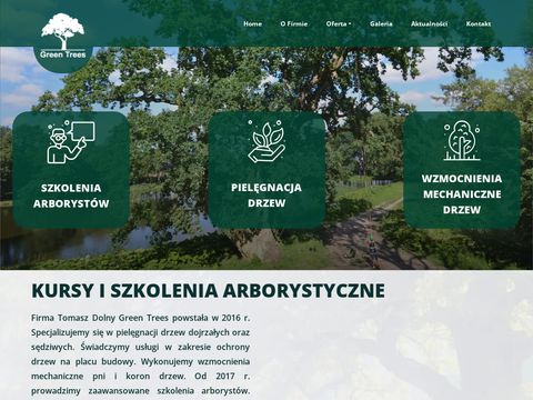Greentrees.pl - szkolenia arborystyczne