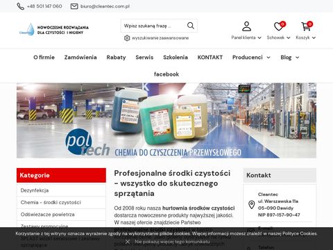 Cleantec.com.pl - maszyny i urządzenia czyszczące