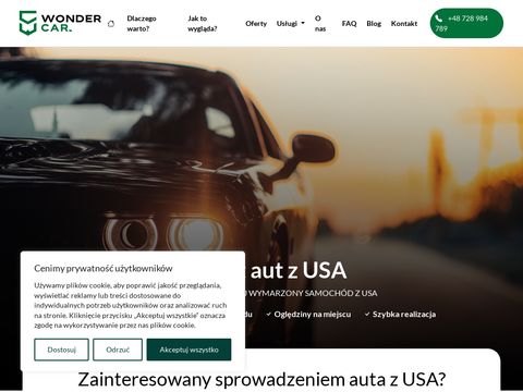 Wondercar.pl - importerzy aut z USA
