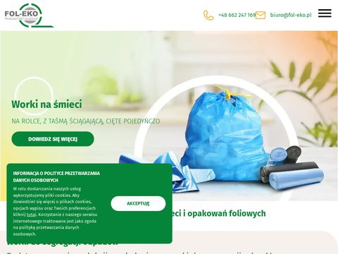 Fol-Eko.pl - producent worków na śmieci