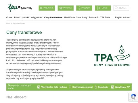 Tpa Poland transfer pricing