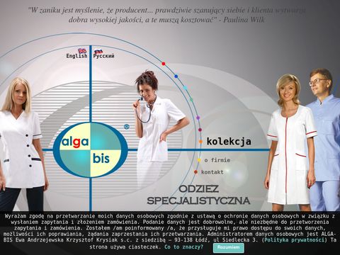 Alga-bis.com.pl - ubrania medyczne