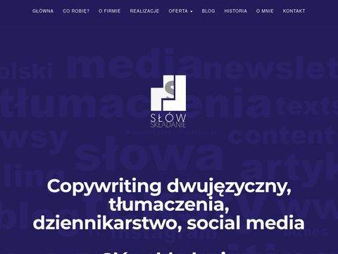 Slowskladanie.pl tworzenie tekstów na strony