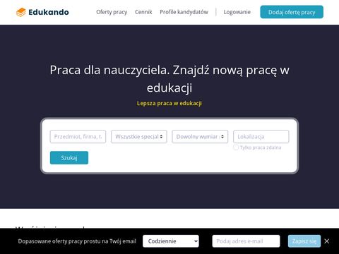 Edukando.pl - praca dla nauczyciela