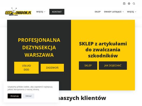 Stopowadom.pl zwalczanie pluskiew Warszawa