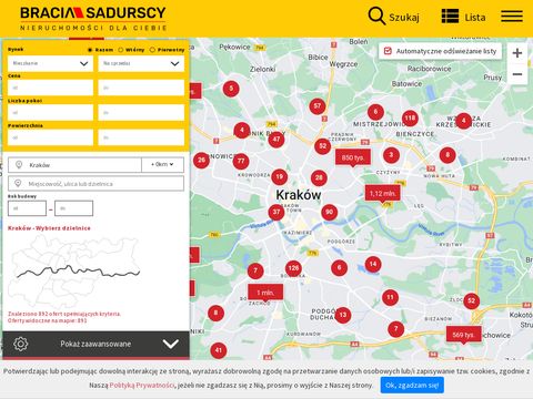 Sadurscy.pl mieszkania w Krakowie