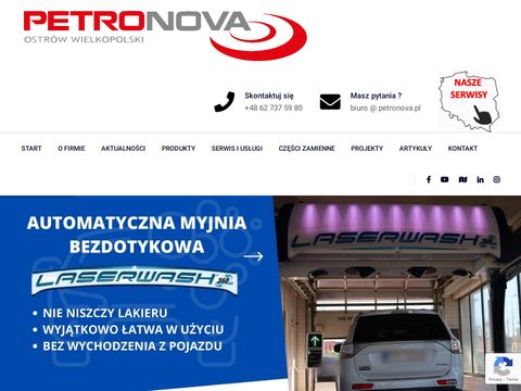 Petronova myjnia samochodowa budowa