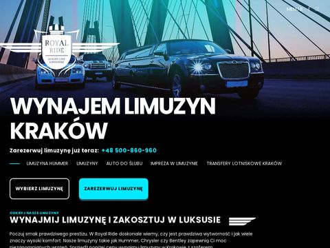 Royal Ride - wynajem limuzyn w Krakowie