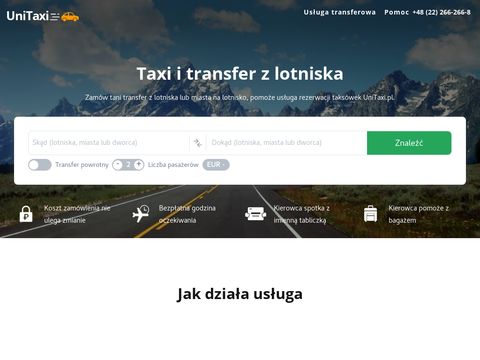 Unitaxi.pl - taxi z lotniska