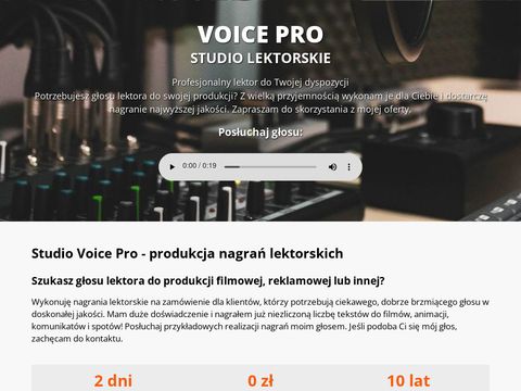 VoicePro - studio nagrań