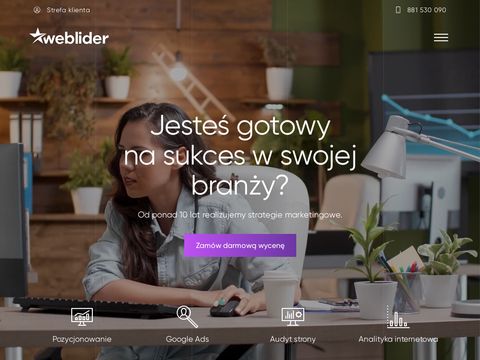 Weblider.pl - tanie pozycjonowanie