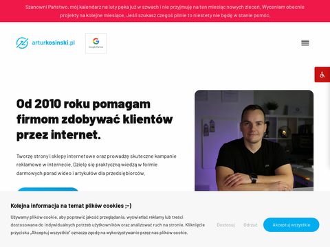 Arturkosinski.pl tworzenie stron internetowych