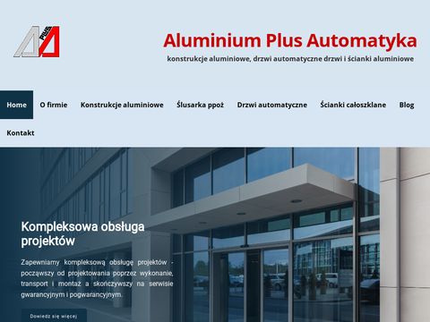 Aplusa.com.pl - drzwi aluminiowe producent